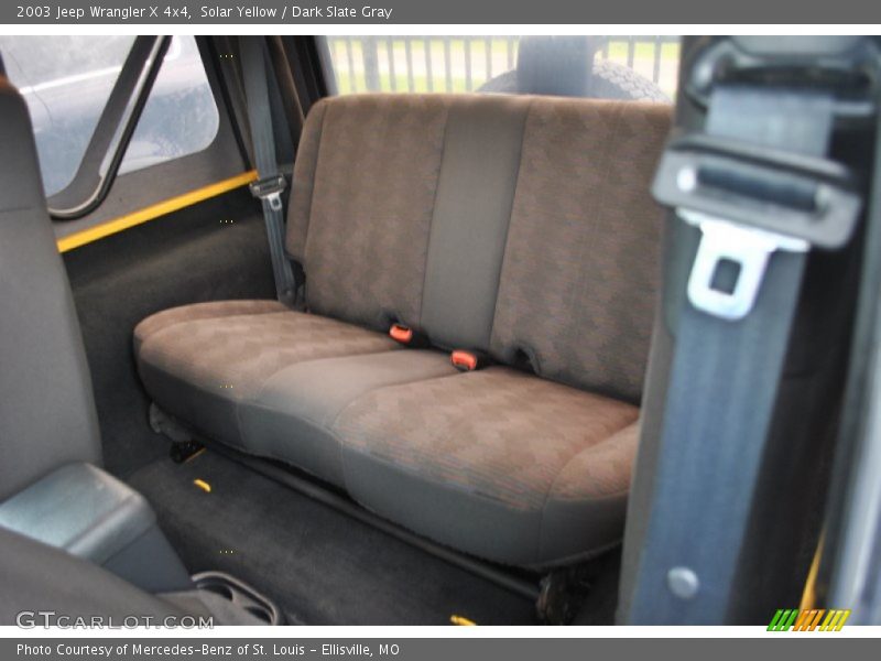 Solar Yellow / Dark Slate Gray 2003 Jeep Wrangler X 4x4