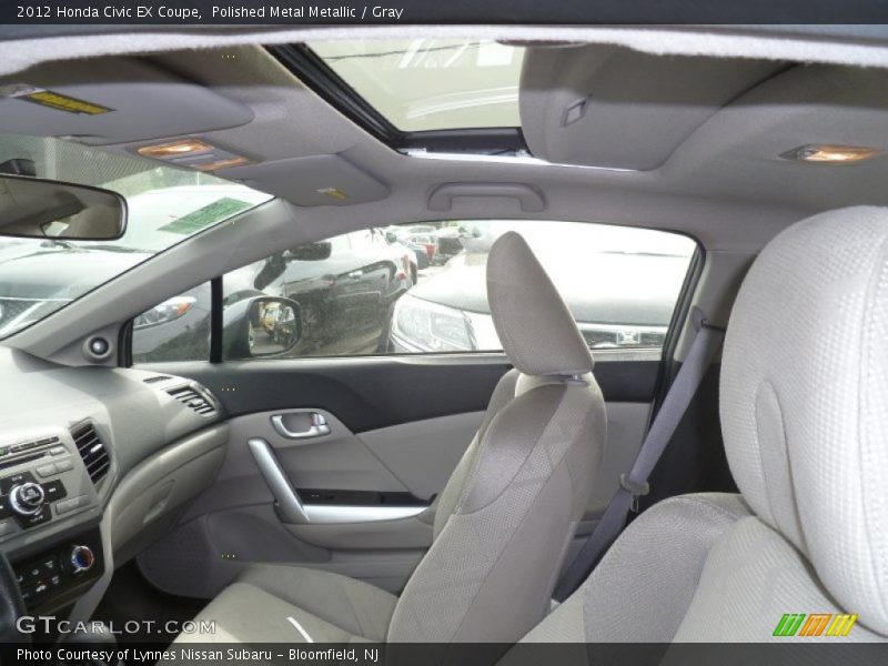 Polished Metal Metallic / Gray 2012 Honda Civic EX Coupe