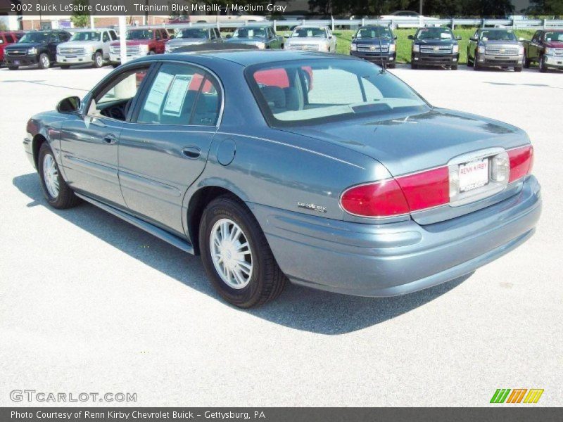 Titanium Blue Metallic / Medium Gray 2002 Buick LeSabre Custom