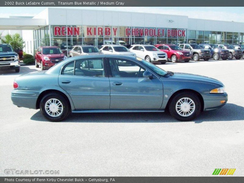 Titanium Blue Metallic / Medium Gray 2002 Buick LeSabre Custom