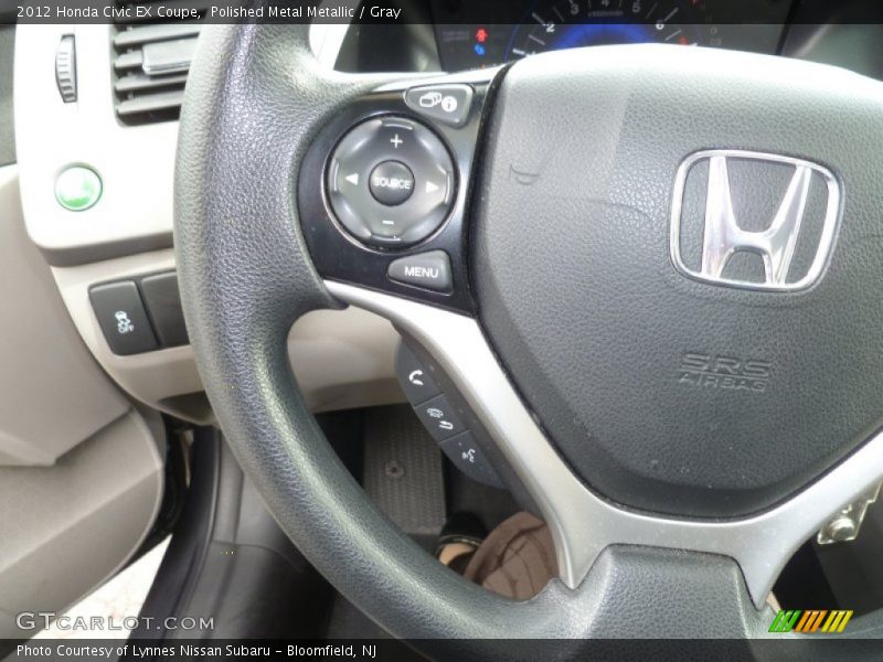 Polished Metal Metallic / Gray 2012 Honda Civic EX Coupe