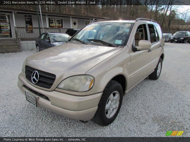 Desert Silver Metallic / Java 2001 Mercedes-Benz ML 320 4Matic