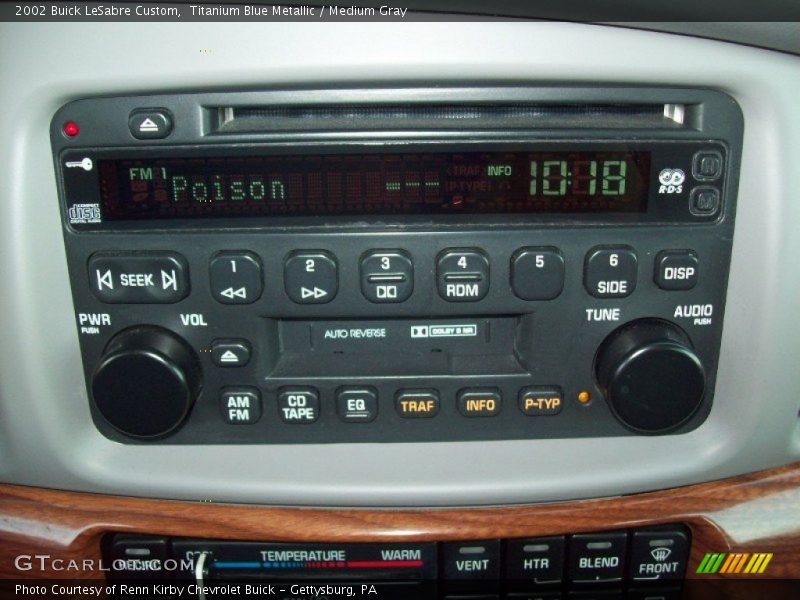 Titanium Blue Metallic / Medium Gray 2002 Buick LeSabre Custom