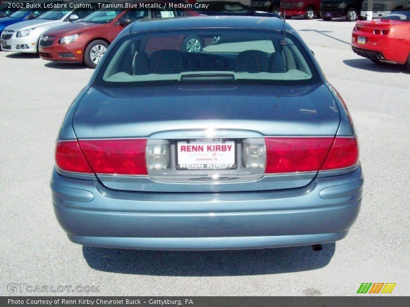 Titanium Blue Metallic / Medium Gray 2002 Buick LeSabre Custom