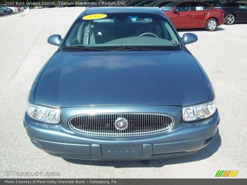 Titanium Blue Metallic / Medium Gray 2002 Buick LeSabre Custom