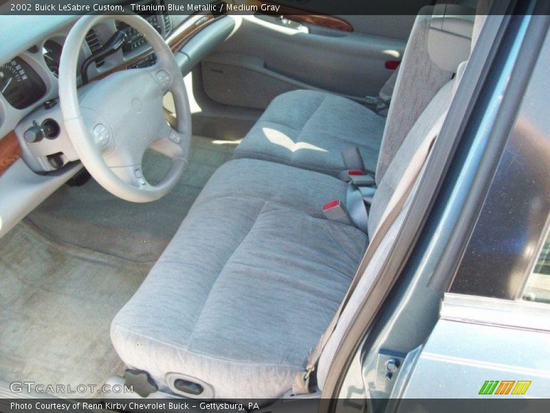 Titanium Blue Metallic / Medium Gray 2002 Buick LeSabre Custom