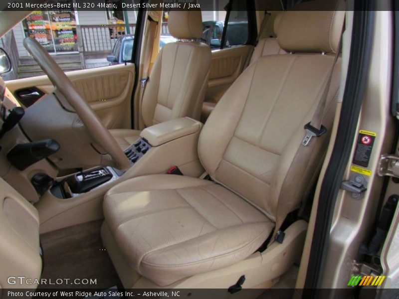 Desert Silver Metallic / Java 2001 Mercedes-Benz ML 320 4Matic