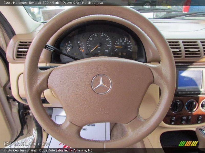 Desert Silver Metallic / Java 2001 Mercedes-Benz ML 320 4Matic
