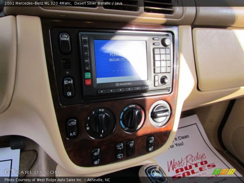 Desert Silver Metallic / Java 2001 Mercedes-Benz ML 320 4Matic