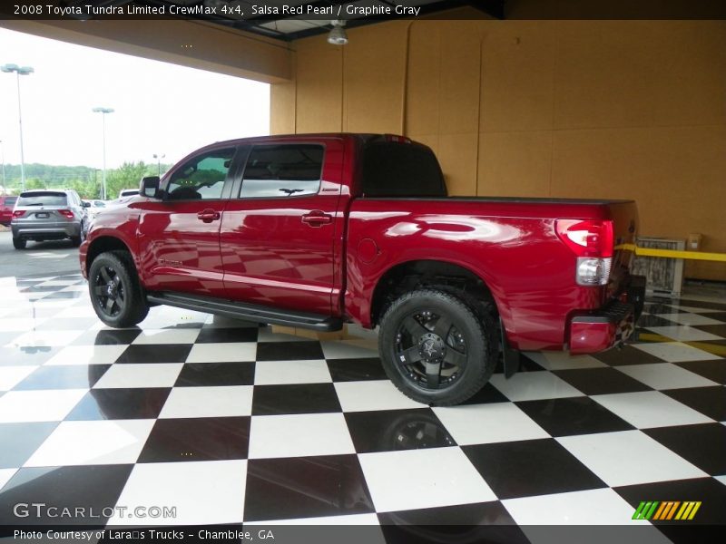Salsa Red Pearl / Graphite Gray 2008 Toyota Tundra Limited CrewMax 4x4