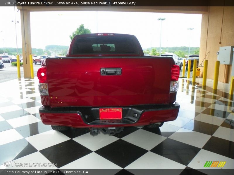 Salsa Red Pearl / Graphite Gray 2008 Toyota Tundra Limited CrewMax 4x4