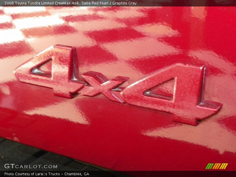 Salsa Red Pearl / Graphite Gray 2008 Toyota Tundra Limited CrewMax 4x4