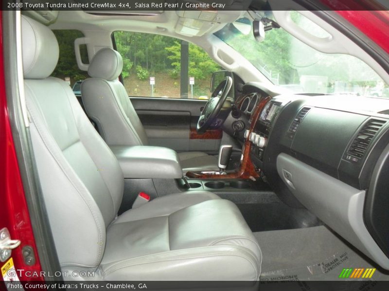 Salsa Red Pearl / Graphite Gray 2008 Toyota Tundra Limited CrewMax 4x4