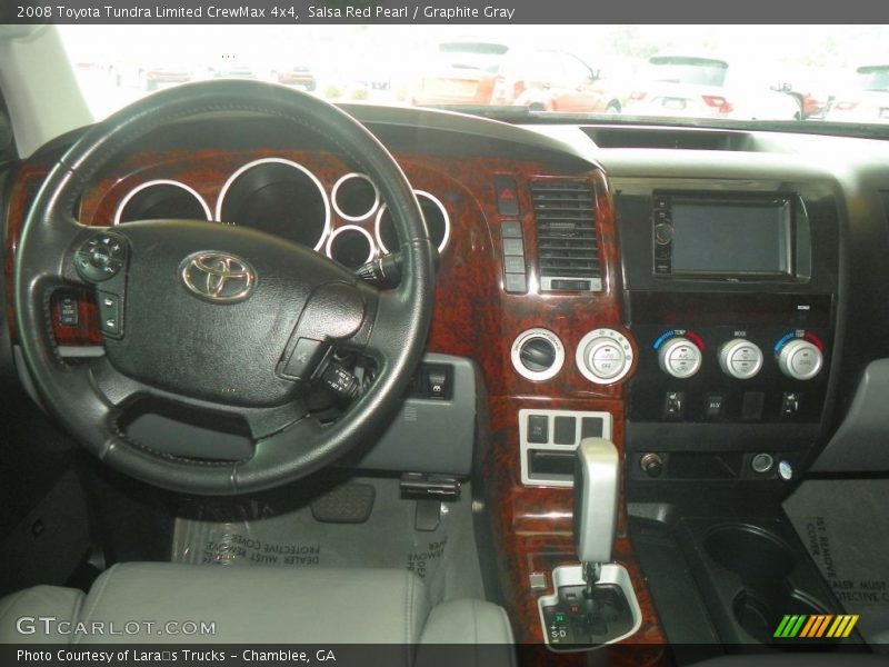 Salsa Red Pearl / Graphite Gray 2008 Toyota Tundra Limited CrewMax 4x4