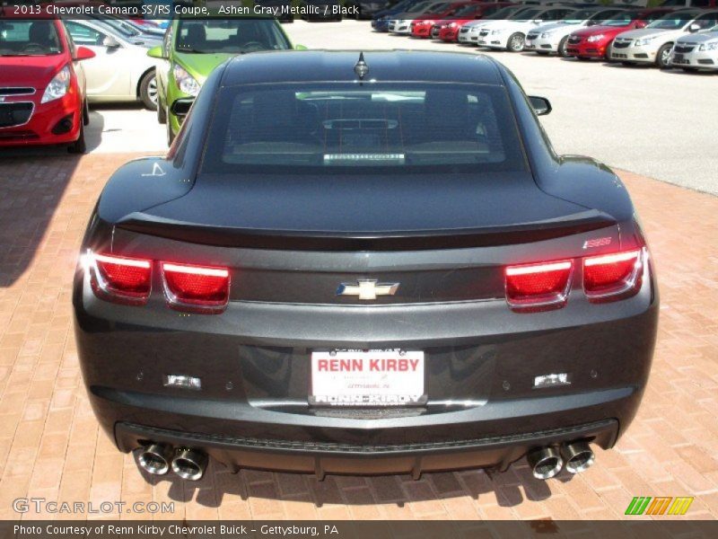 Ashen Gray Metallic / Black 2013 Chevrolet Camaro SS/RS Coupe