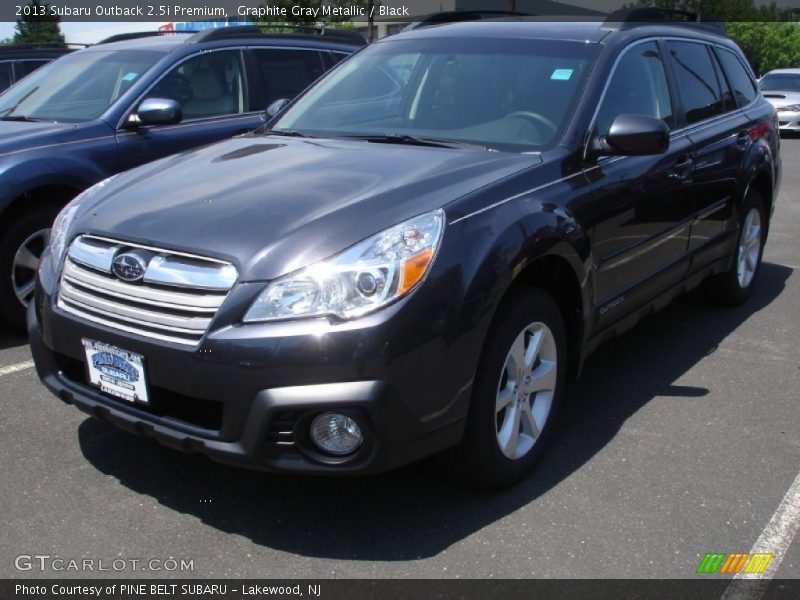 Graphite Gray Metallic / Black 2013 Subaru Outback 2.5i Premium