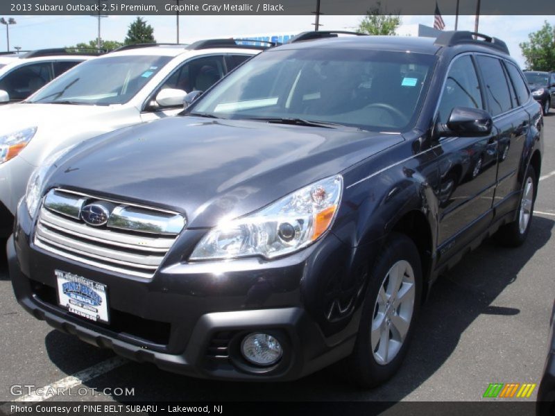 Graphite Gray Metallic / Black 2013 Subaru Outback 2.5i Premium