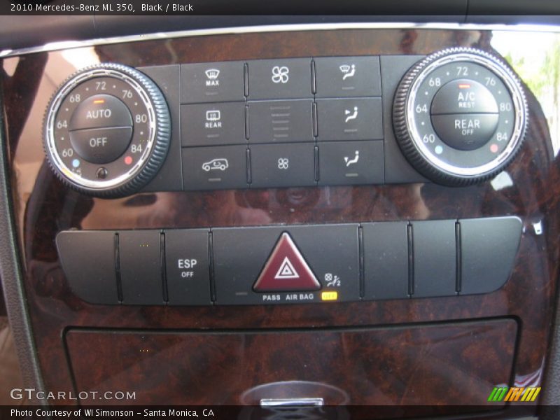 Black / Black 2010 Mercedes-Benz ML 350