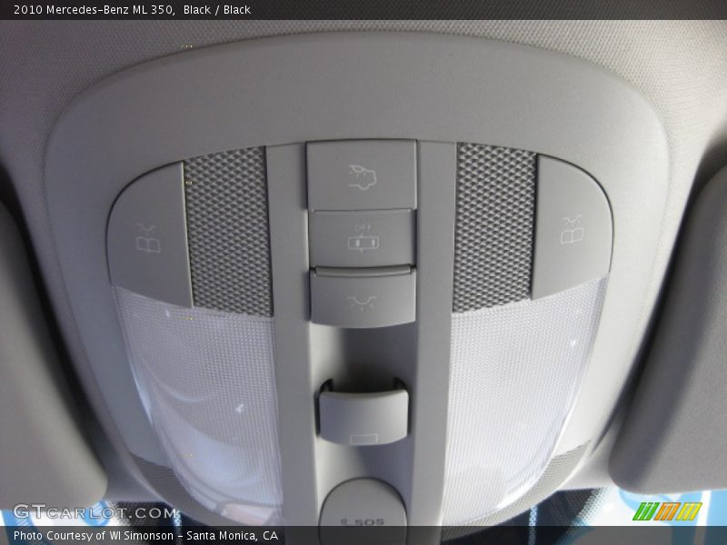 Black / Black 2010 Mercedes-Benz ML 350