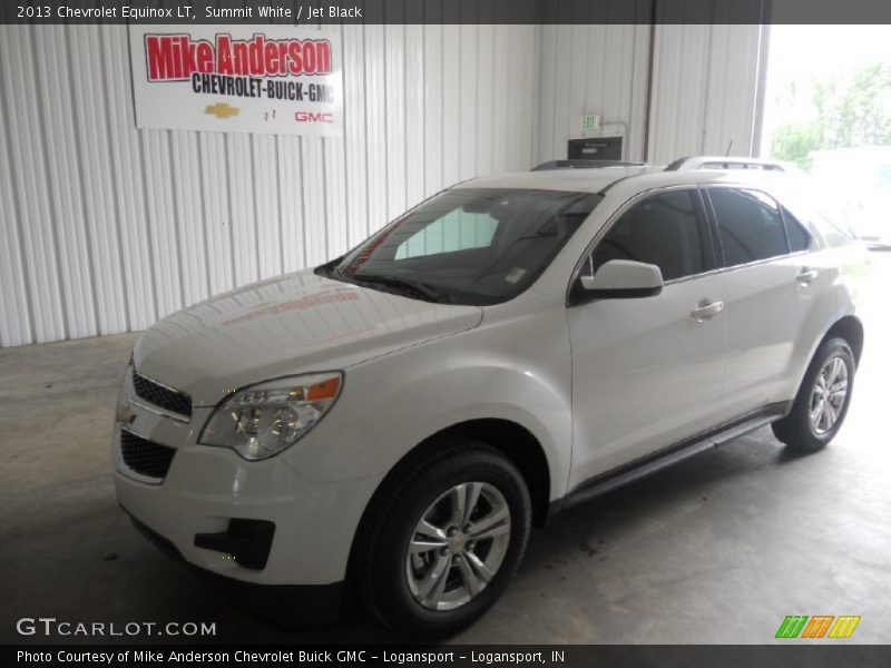 Summit White / Jet Black 2013 Chevrolet Equinox LT