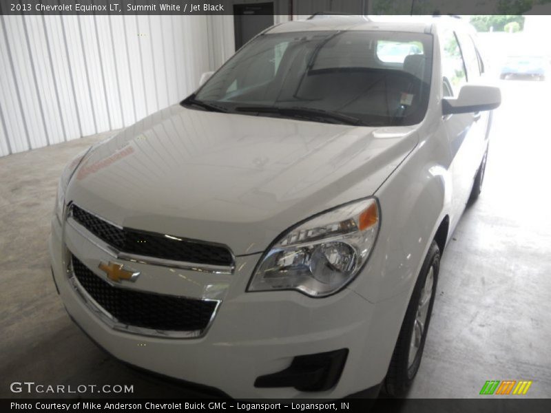 Summit White / Jet Black 2013 Chevrolet Equinox LT