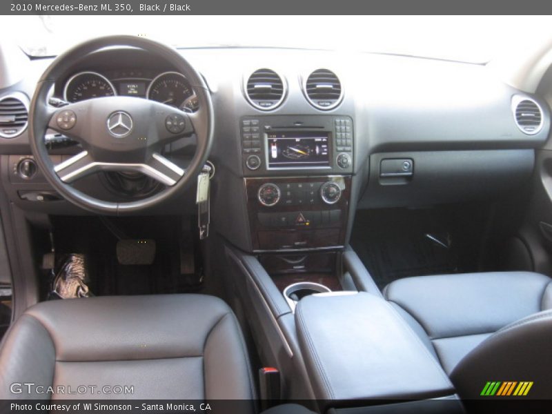 Black / Black 2010 Mercedes-Benz ML 350