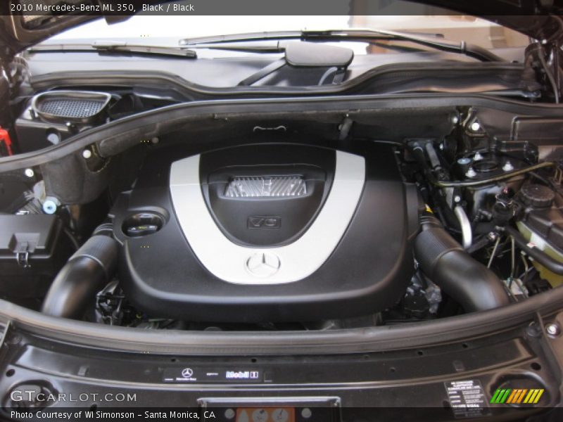 Black / Black 2010 Mercedes-Benz ML 350