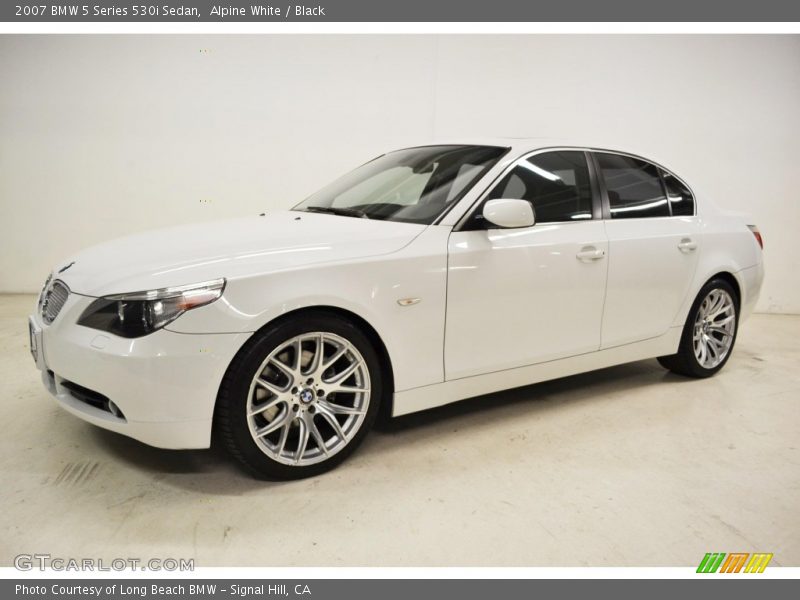 Alpine White / Black 2007 BMW 5 Series 530i Sedan