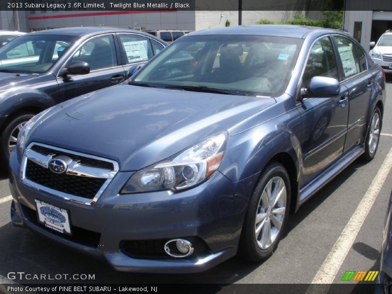 Twilight Blue Metallic / Black 2013 Subaru Legacy 3.6R Limited