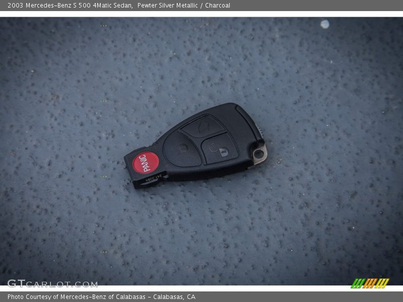 Pewter Silver Metallic / Charcoal 2003 Mercedes-Benz S 500 4Matic Sedan