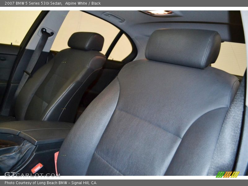 Alpine White / Black 2007 BMW 5 Series 530i Sedan