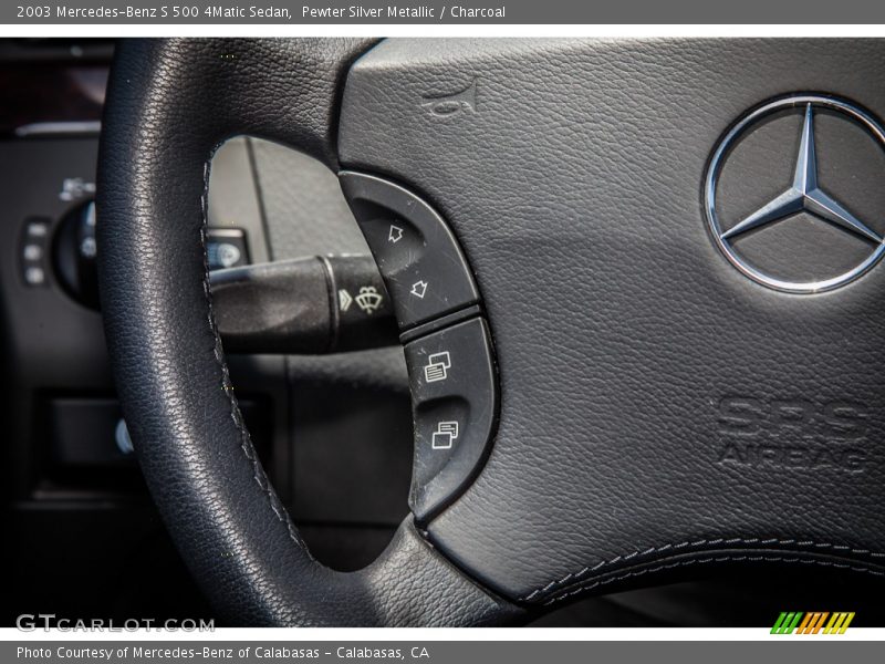 Pewter Silver Metallic / Charcoal 2003 Mercedes-Benz S 500 4Matic Sedan