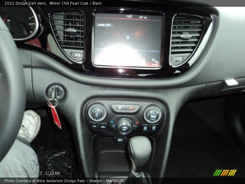 Winter Chill Pearl Coat / Black 2013 Dodge Dart Aero