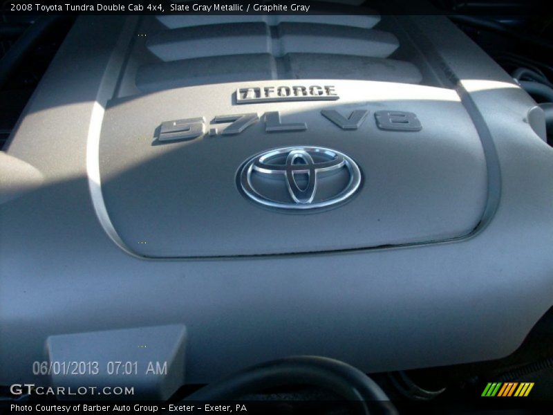 Slate Gray Metallic / Graphite Gray 2008 Toyota Tundra Double Cab 4x4