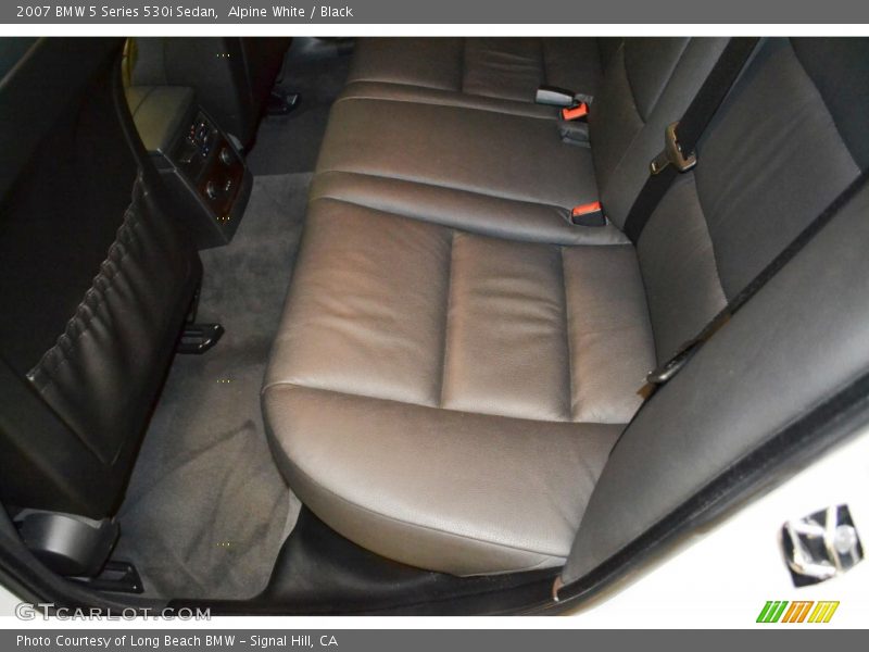 Alpine White / Black 2007 BMW 5 Series 530i Sedan