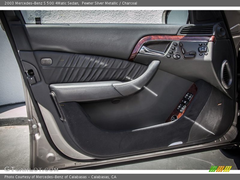 Pewter Silver Metallic / Charcoal 2003 Mercedes-Benz S 500 4Matic Sedan