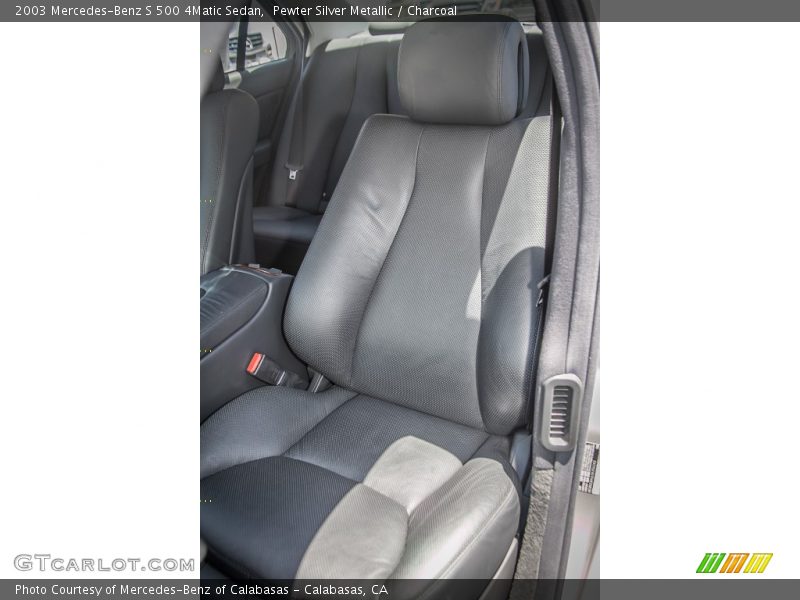 Pewter Silver Metallic / Charcoal 2003 Mercedes-Benz S 500 4Matic Sedan