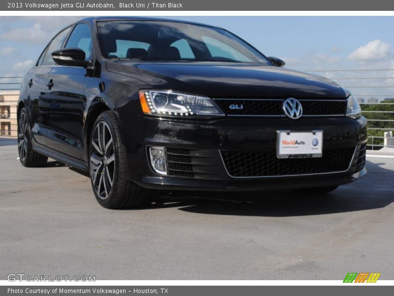 Black Uni / Titan Black 2013 Volkswagen Jetta GLI Autobahn