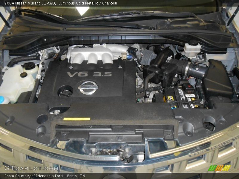 Luminous Gold Metallic / Charcoal 2004 Nissan Murano SE AWD