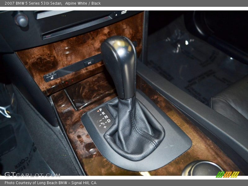 Alpine White / Black 2007 BMW 5 Series 530i Sedan