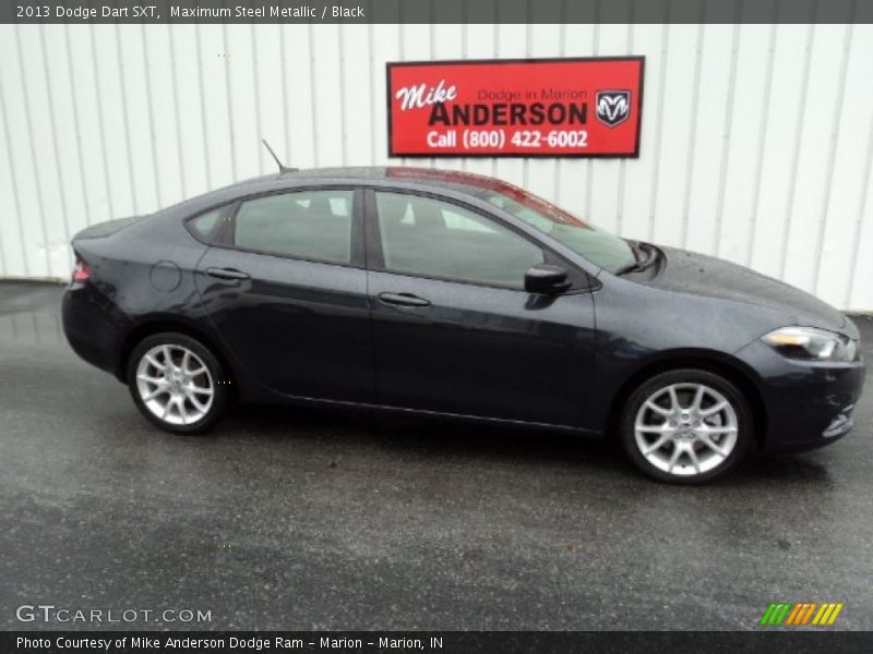 Maximum Steel Metallic / Black 2013 Dodge Dart SXT