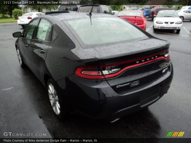 Maximum Steel Metallic / Black 2013 Dodge Dart SXT