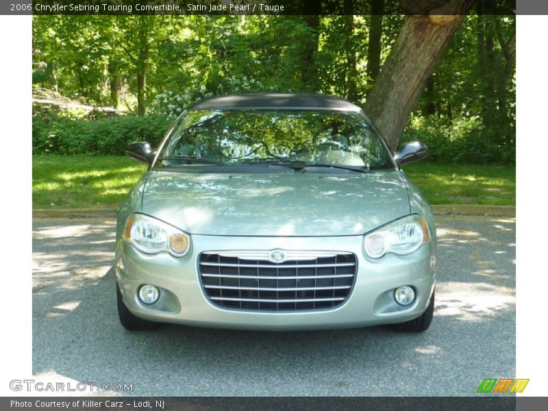 Satin Jade Pearl / Taupe 2006 Chrysler Sebring Touring Convertible