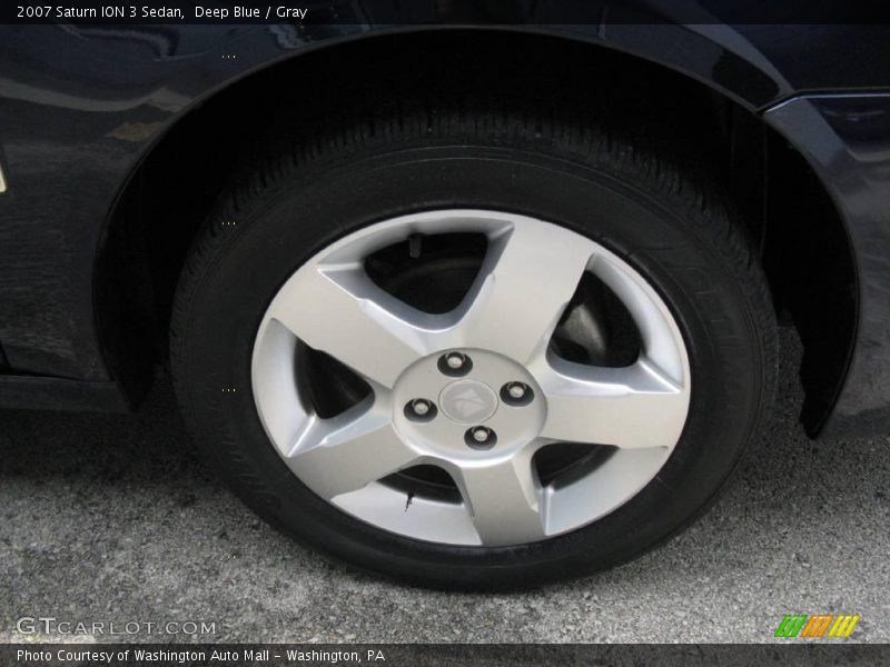 Deep Blue / Gray 2007 Saturn ION 3 Sedan