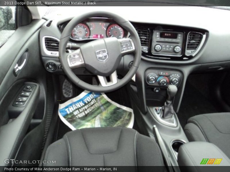 Maximum Steel Metallic / Black 2013 Dodge Dart SXT