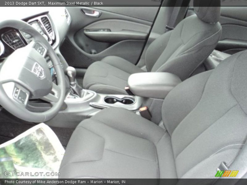 Maximum Steel Metallic / Black 2013 Dodge Dart SXT