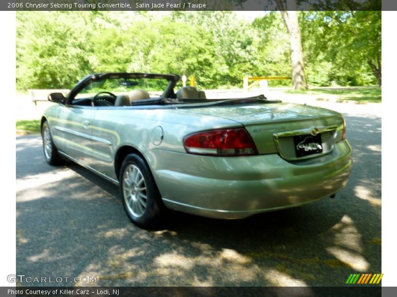 Satin Jade Pearl / Taupe 2006 Chrysler Sebring Touring Convertible