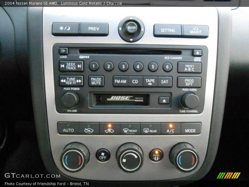 Luminous Gold Metallic / Charcoal 2004 Nissan Murano SE AWD