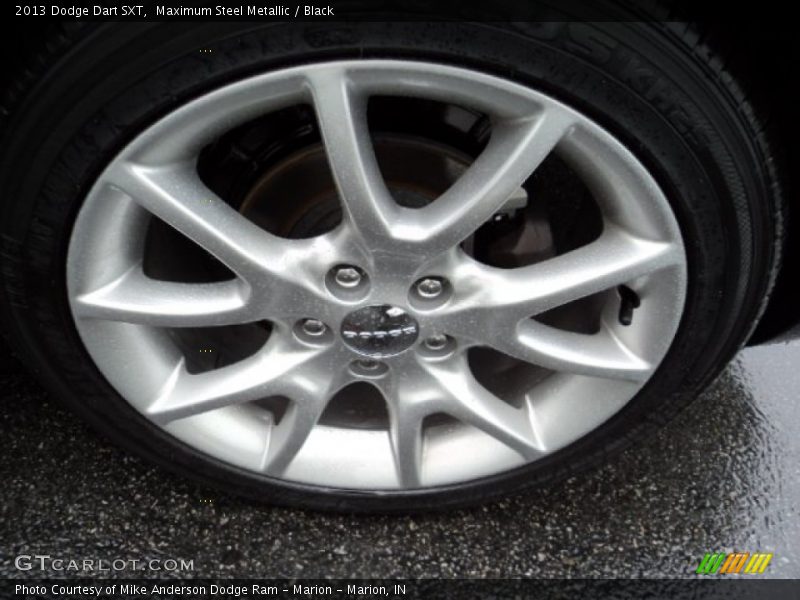 Maximum Steel Metallic / Black 2013 Dodge Dart SXT