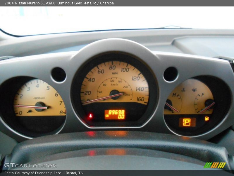 Luminous Gold Metallic / Charcoal 2004 Nissan Murano SE AWD